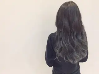ミディアム セミロング ロング カラー パーマ ハイトーン×髪質改善 KENTAのヘアスタイル