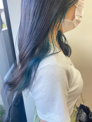 ロング カラー stylist トモヤのヘアスタイル