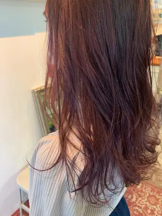 ロング カラー ヘアアレンジ 山崎 澪 レイヤーカット/大宮のヘアスタイル