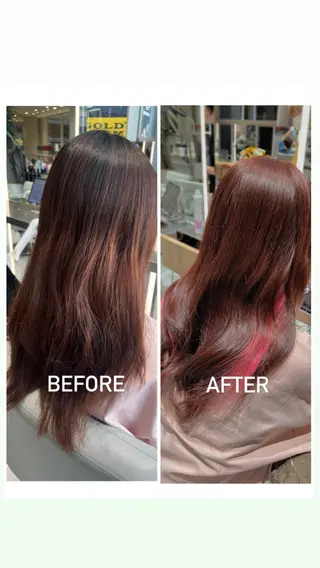 ロング カラー kako　ショート ボブのヘアスタイル