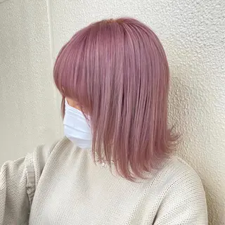 ミディアム カラー 一ノ瀬 暁のヘアスタイル