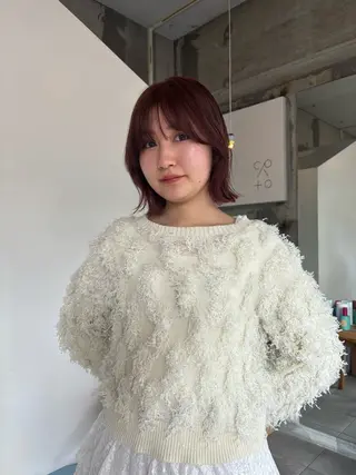 ショート mirai/レイヤー ボブ/デザインのヘアスタイル