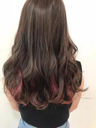 ロング カラー トレンドヘアーに🌈 川村　静香のヘアスタイル