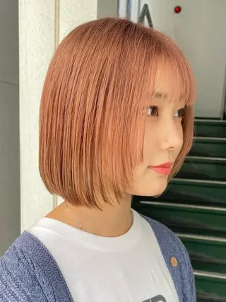 ミディアム カラー 無料カットモデル募集 🌱ひょうがのヘアスタイル