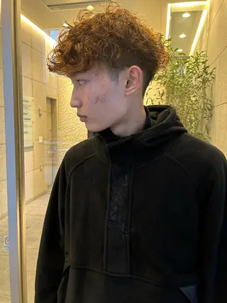 ショート パーマ メンズ 💈メンズ短髪特化 ✂︎伊藤大輝💈のヘアスタイル