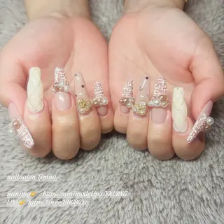 ロング NAILSALON 🍔Timna🍟のネイルデザイン