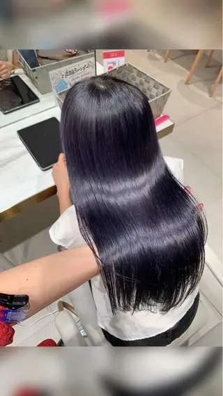 ロング レイヤーカット/透明 感カラー🐬永井瑠栞のヘアスタイル