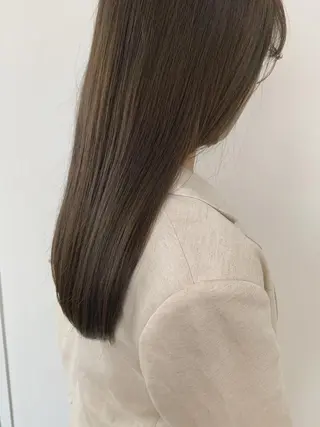 セミロング カラー 山下 千明のヘアスタイル
