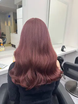 ロング カラー パーマ ヘアアレンジ メンズ キッズ 韓国系🇰🇷🩶 艶暗髪/MEIのヘアスタイル