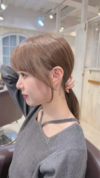 ミディアム 大人可愛いレイヤー 大田のヘアスタイル