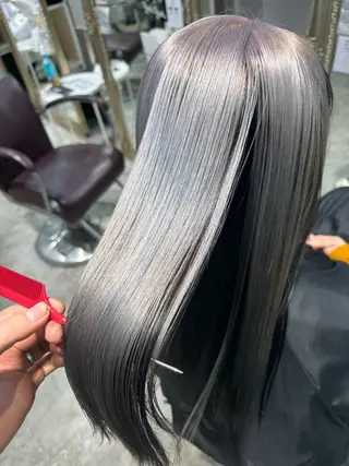 カラー 個性派✴︎ジャケ写 ネイル🦋mire-のネイルデザイン