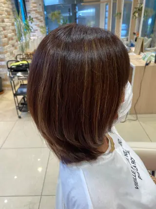 ミディアム 🩵波巻き／ツイスパ HARU💎のヘアスタイル