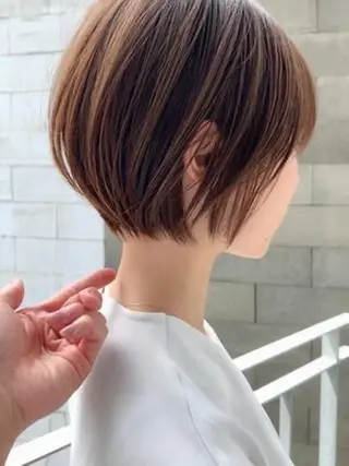 ショート カラー 吉田一輝 外国人パーマのヘアスタイル