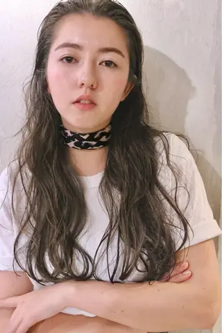 ロング カラー パーマ 似合わせカラーパーマ 🌿kitin米川のヘアスタイル