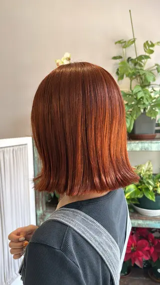ミディアム カラー Sakura .のヘアスタイル