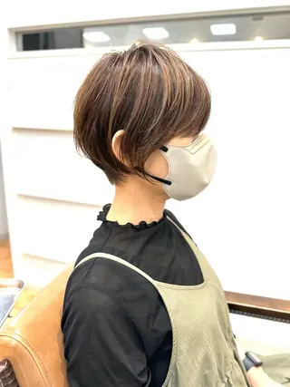 ショート カラー 藤田 祥平のヘアスタイル