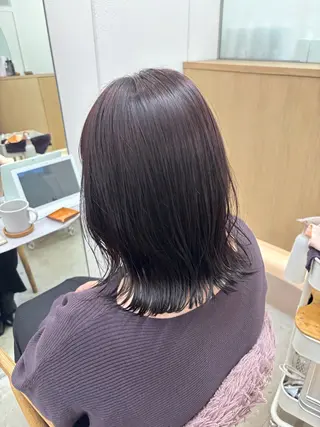 カラー Asumi/丸の内 /ブリーチ/花屋併設のヘアスタイル