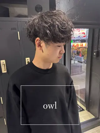 ショート ヘアアレンジ メンズ メンズ専門 美容師✨ アメ村 堀江颯瑛のヘアスタイル