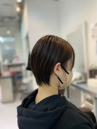 ショート tatsuya新宿 縮毛矯正/髪質改善のヘアスタイル