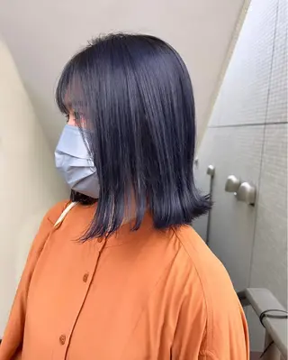 ミディアム カラー まろやか透明感カラー ♡MANAのヘアスタイル