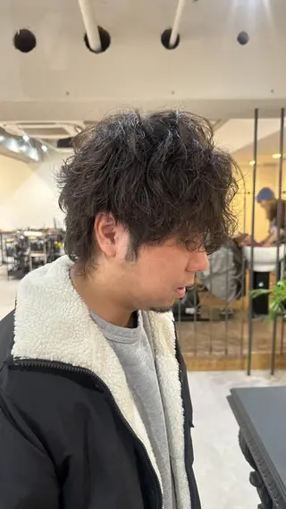 ショート メンズ パーマ ili 梅田のヘアスタイル