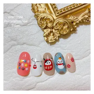 ミディアム ネイル 👑enen style👑のネイルデザイン