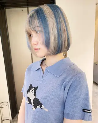 カラー airi໒꒱·ﾟ /デザインカラーのヘアスタイル