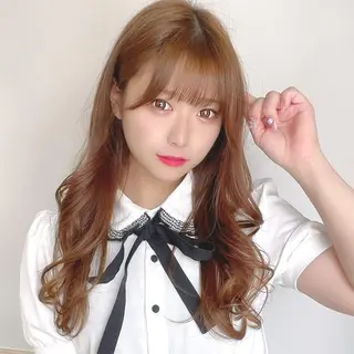 ロング カラー ヘアアレンジ 💖透明感カラー💖 mayukoのヘアスタイル