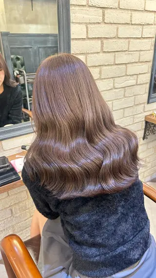 ミディアム カラー Blanche by artina川崎店所属・ゆう🫧 透明感/ハイトーンのヘアスタイル