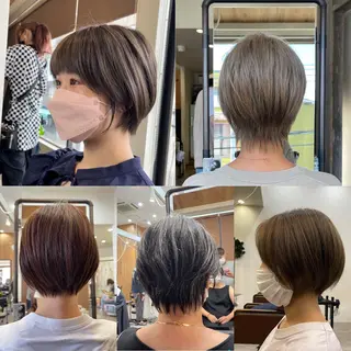ショート くせ毛カット終着点 カワサキトオル溝の口のヘアスタイル