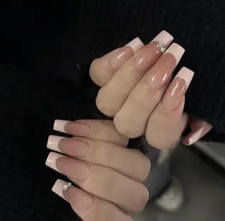 ネイル By moonネイル 🌷ワンホン/韓国風のネイルデザイン