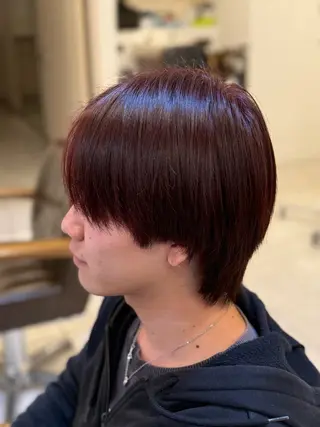 ショート カラー メンズ 齋藤 大地のヘアスタイル