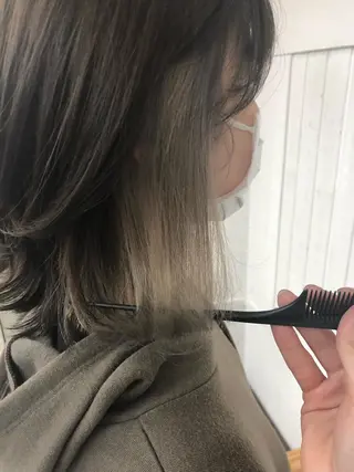 ロング カラー ヘアアレンジ JURI🤎 ワンカールレイヤーのヘアスタイル