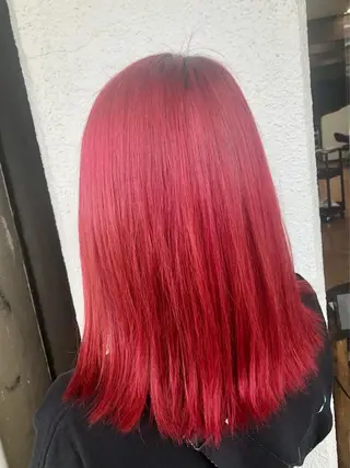 カラー ダブルスキルエクステ /羽エクステ白石宇由のヘアスタイル