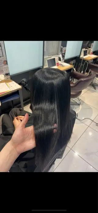 セミロング 透明感ダブルカラー/ レイヤー💕miyuのヘアスタイル