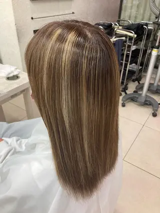 セミロング 🫧ダメージレス🫧 松下のヘアスタイル