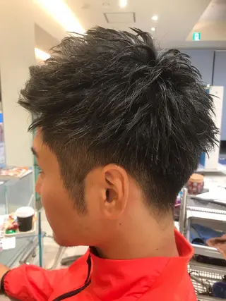 ショート カラー パーマ ヘアアレンジ メンズ キッズ ネイル マツエク・マツパ EnBlesS西宮 マンツーマン神道有基のヘアスタイル