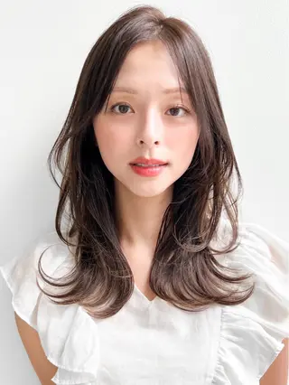 ミディアム 木村 賢人のヘアスタイル