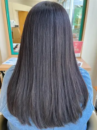 ロング 福原 亜祐美のヘアスタイル