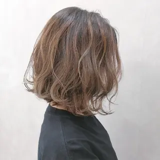 ミディアム カラー hase _のヘアスタイル