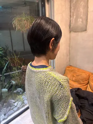 ショート 名古屋/大須/ カットモデル/なつみのヘアスタイル