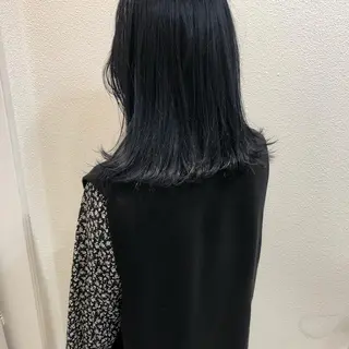 ミディアム カラー 柳田 駿のヘアスタイル