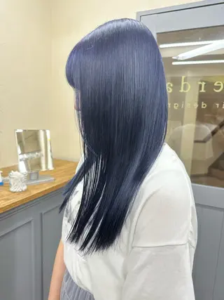 カラー レディースパーマ モデル募集RIKOのヘアスタイル