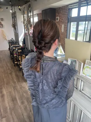 ロング ヘアアレンジ Felice Erikaのヘアスタイル