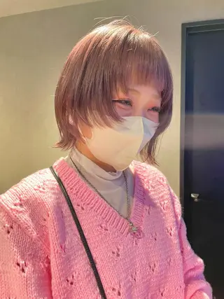 ショート カラー さと ちはるのヘアスタイル