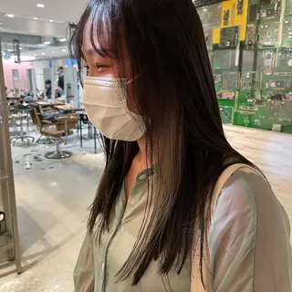 ロング カラー nameless miichiのヘアスタイル