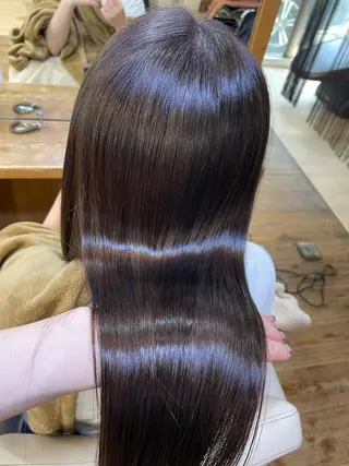 ミディアム 山木 裕子のヘアスタイル