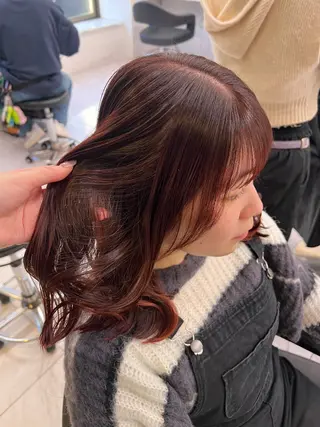 ミディアム カラー 💖札幌カラー 指名No.1💖玲奈のヘアスタイル
