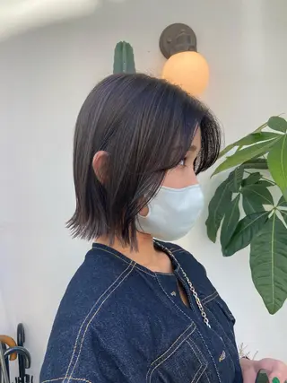 ミディアム カラー なかむら ゆきのヘアスタイル