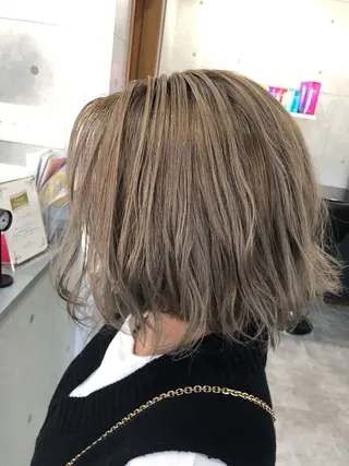 ミディアム REVE美容室 REVEマツエクのヘアスタイル